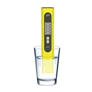 Membrane Solutions PH Meter Test Pen, 0.01 High Accuracy, 0-14 PH Measurement Range, Yellow
