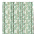 thumbnail image 3 of Ambesonne Nautical Shower Curtain, Mint Seashell Sailing, 69"Wx70"L, Mint Green, 3 of 5