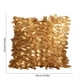 thumbnail image 3 of Funda de cojín de hojas tridimensionales - Satén poliéster 17,7x17,7 pulgadas - Cojín texturizado multicolor, sofá decorativo, salón, respaldo de hotel, tela suave, decoración moderna, 3 of 6