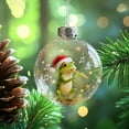 thumbnail image 1 of Exquisite Spherical Three Dimensional Christmas Frogs Ornament Home Decoration Round Hanging Ornament, 1 of 6