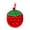 Red, variant on Soft Plush Stberry Earbud Storage Pouch, Cartoon Keychain Coin Card Purse, Portable Mini Carry Bag for Campus Transit Card, Bus Pass And Daily Small Sundry Storage Layout