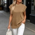 thumbnail image 2 of Kezqiaxn Crewneck Sweatshirts Women Fall Short Sleeve Casual Pullover Tops with Pocket Trendy Womens Sweatshirt Women's Clothing, 2 of 6