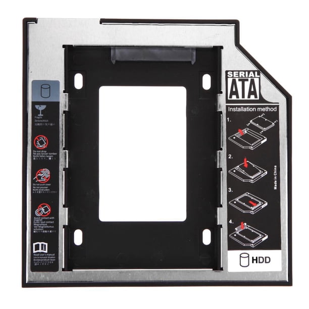 Universal 2.5 2nd 9.5mm Ssd Hd SATA Unidad de disco duro HDD Caddy Adapter Bay F Sywqhk Para estrenar