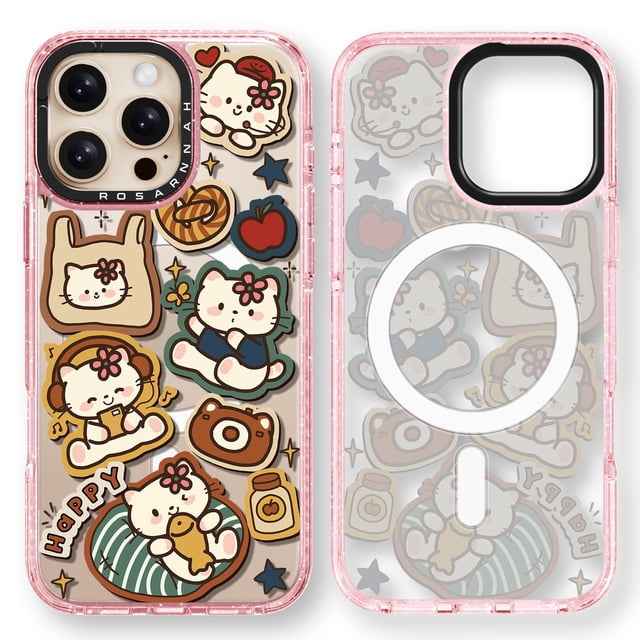 Funda de teléfono Rosarnnah Magnetic para iPhone 16 Pro Max Magsafe