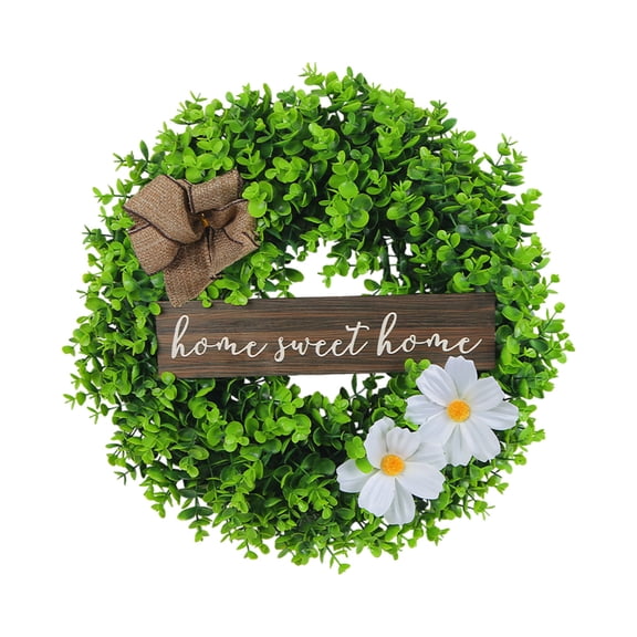 Fall Decor Halloween Wreaths Christmas Wreaths Welcome Wreaths For Front Door Green Front Door Wreath Summer Wreaths For For Indoor And Outdoor Party Home Wreath Wall