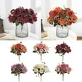 Sufanic Vintage Artificial Peony Silk Flowers Bouquet for Wedding Party ...