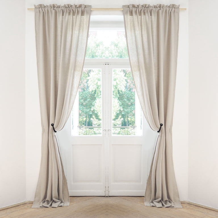 EEEkit Metal Retro Ball Curtain Holdbacks, Black, 4-Pack photo 5