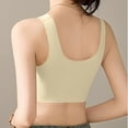 thumbnail image 7 of VISALY Sports Bras for Women High Support, High Support Adjustable Strap Full Coverage Up Bras Comfortable No Underwire Wireless Bras, Backless Bra, Seamless Bras, Bras, Sleep Bra (Green, L), 7 of 7