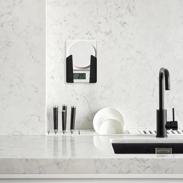 BRIGHTFUFU 1Jgo Soporte Adhesivo Para Báscula De Cocina Con Guardafilo Para Uso En Oficina