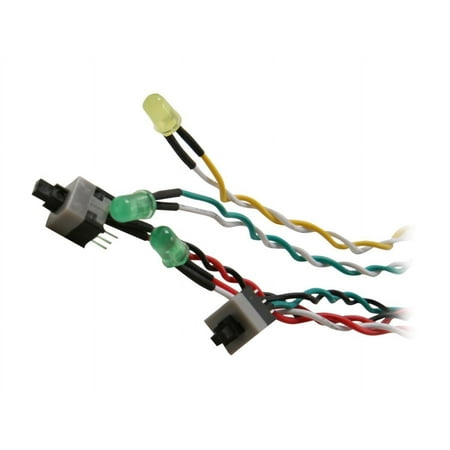UPC: 0065030805742 | StarTech.com BEZELWRKIT Replacement Power Reset LED Wire Kit for ATX Case Front Bezel