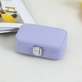 thumbnail image 4 of Double Layer Jewelry Storage Box Organizer Durable High Quality PU Leather Storage Box for Travel and Business Trips, 4 of 4