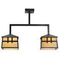 thumbnail image 7 of Meyda Tiffany 110940 Stillwater 2 Light 33" Wide Linear Pendant - Brown, 7 of 7