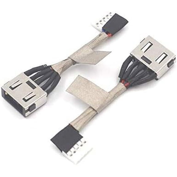 AC DC Jack Power Plug in Charging Port Connector Socket with Wire Cable Harness Replacement for Lenovo Chromebook Thinkpad Yoga 11e 11e-20DU P/N:00HW186