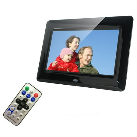 7inch HD LCD Digital Photo Frame with Alarm Clock Slideshow MP3/MP4