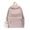 Pink, variant on Jierger Japanese Simple Backpack 2024 New Korean Fashion Versatile Middle School Student School Bag Large Capacity Travel Bag 11.81x15.74 inch (L x H)