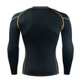 thumbnail image 4 of Compression Shirts Men Long Sleeve Athletic Workout Shirt Quick Dry Base Layer T Shirts Gym Running Tops for Basketball, 4 of 4