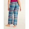thumbnail image 4 of Joyspun Women's Flannel Sleep Pants, 30” Inseam, Sizes XS-3X, 4 of 6