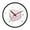 Heart-Shaped Cake, variant on Indoor 12' Voice-Activated Luminous Decoration Wall Clock With LED Night Light Valentine's Day-themed Elements