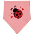 thumbnail image 2 of Inktastic Lady Bug and Hearts Baby Bandana Bib, 2 of 4
