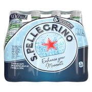 S.Pellegrino Sparkling Natural Mineral Water, 16.9 fl oz., 12 Pack Plastic Bottles
