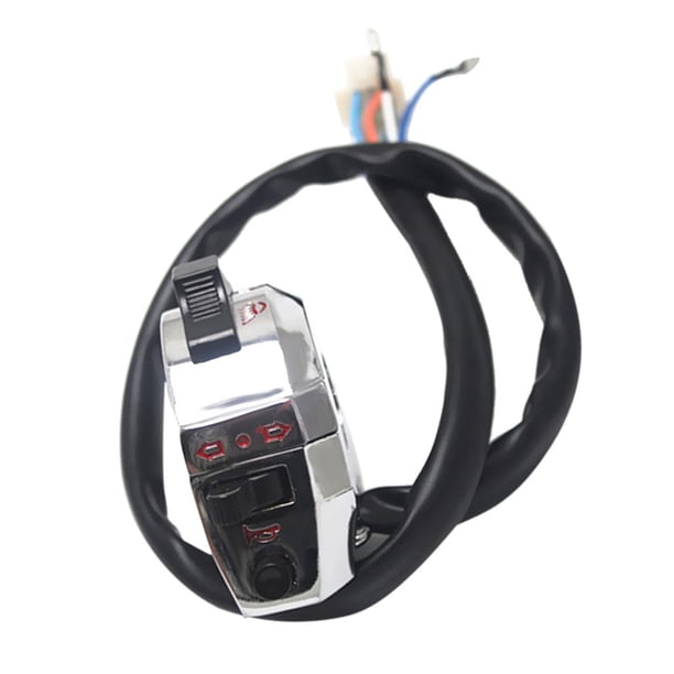 Interruptor Izquierdo Universal de Lámpara de Señal Del Cuerno Del Manilr de de `` 22MM Macarena Interruptor de control de la manija de la motocicleta