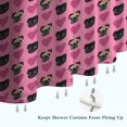 thumbnail image 6 of Pink Pug Puppies Shower Curtain 72"x72" ,Bathroom Decorative Shower Curtains Set with 12 Hooks,Modern Waterproof Washable Shower Curtain, 6 of 6