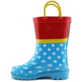 thumbnail image 3 of DC Comics Children's Girls' Wonder Woman Printed Waterproof Easy-On Rubber Rain Boots (Toddler/Little Kids)&nbsp;, 3 of 4