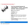 thumbnail image 2 of Front Power Window Regulator Kit (without Motors) - 2 Pieces - Compatible with 2003 - 2006 Ford Expedition 2004 2005, 2 of 2