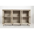 thumbnail image 4 of Jofran Rustic Shores 70" Coastal Distressed Acacia Six-Door Accent Cabinet, 4 of 8