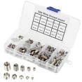 thumbnail image 1 of BUYISI 150Pcs For M3 To M8 Thread Inserts Steel Sheath Helicoil Type Thread Repair Kit, 1 of 8