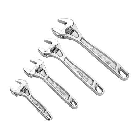 

MAXPOWER Adjustable Wrench Set (6in 8in 10in 12in) CR-V 4PCS