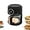 Black, variant on 1200W Glass Air Fryer with 360° Viewable Basket, 3.8QT Borosilicate Airfryer with Touchscreen & 8 Presets Oil-Free Cooker for Family/Outdoor Use (Black)