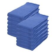 (12 Pack) Cotton Towels, 16 x 26, Highly Absorbent Cleaning Rags, OR Operating Huck Towels, Reusable Rags for Kitchen, Car Wash, Bar, House, Bathroom