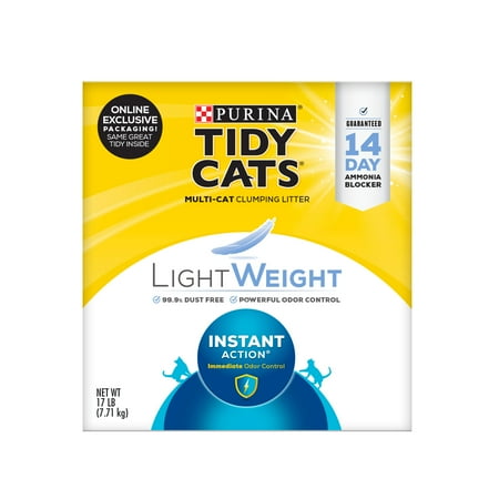 Purina Tidy Cats Light Weight Low Dust Clumping Cat Litter LightWeight Instant Action 17 lb. Box