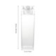 thumbnail image 3 of 1Pc Transparent PS Leak-proof Bottle House Shaped Cup for Milk Water Liquor Cold Drink, 3 of 4