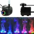 thumbnail image 5 of Ounissouiy Bomba de fuente de agua sumergible de 15 W con 12 luces LED para piscina de jardín de estanque de pecera Jardín y Patio No.2 AU Plug Ounissouiy HA024355-02, 5 of 5