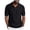 Black, variant on NOLDARES Men's Ribbed Knit Polo Shirt Short Sleeve Slim Fit Beach Vacation Golf Casual Shirts(Black,3XL)