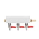 thumbnail image 1 of 3-Way Gas Splitter, CO2 Gas Distribution Manifold with Built-in Check Valves for 5/16" Beer, 1 of 4