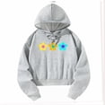 thumbnail image 2 of Sudaderas con capucha informales para mujer, jersey con cordón, camisetas holgadas y elegantes para pescar, caminar, ir de compras, señoras L, 2 of 8