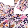 thumbnail image 6 of UVN Womens Fall Blouses Long Sleeve V neck Shirts Dressy Casual Smocked Cuffs Tunic Tops, 6 of 8
