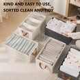 thumbnail image 2 of Dopebox Foldable Storage Baskets for Shelves, Large Cube Storage Organizer, Collapsible Canvas Storage Bins, Toy Storage Organizer, Closet Organizers And Storage Box (Gray), 2 of 11