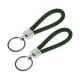 thumbnail image 1 of Llavero de Coche Único Bargains Llavero Universal con Anillo para Llaves de Fob para Casa Metal Tono Plateado Verde Oliva 2 Pcs, 1 of 6