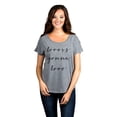 thumbnail image 2 of Thread Tank Lovers Gonna Love Women's Fashion Relaxed Slouchy Dolman T-Shirt Tee Heather Grey 2X-Large, 2 of 4