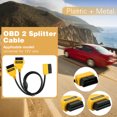thumbnail image 3 of Ndcxsfigh Cable Divisor OBD II 2 OBD2 16 Pines 1 A 2 Adaptador 16 Pines, 3 of 9