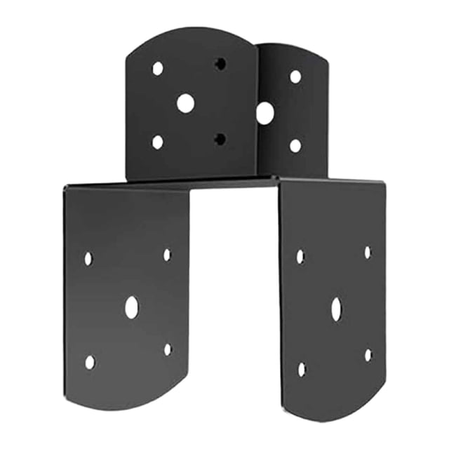 Soporte de Poste para Valla Bracket de Unión para Conector Fijación Rápida Acero al Carbono Adecuado para Montaje de Pérgolas Estructuras de