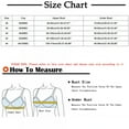 thumbnail image 3 of CFLVAEK Front Closure Bras for Women Comfort No Underwire Bralette Comfy Supportive Beauty Back Bra Elegant Print Senior Sleep Bras Black 42, 3 of 3