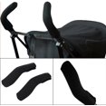 thumbnail image 5 of 2 uds (negro) funda protectora para cochecito de bebé, mango de bastón, reposabrazos para cochecito, Fundas protectoras elásticas universales a prueba de polvo, protectores de manos para mamá Sincero Electrónica, 5 of 5