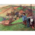 thumbnail image 3 of Gauguin, Paul 18x15 Black Modern Framed Museum Art Print Titled - Little Breton Shepherd, 3 of 5