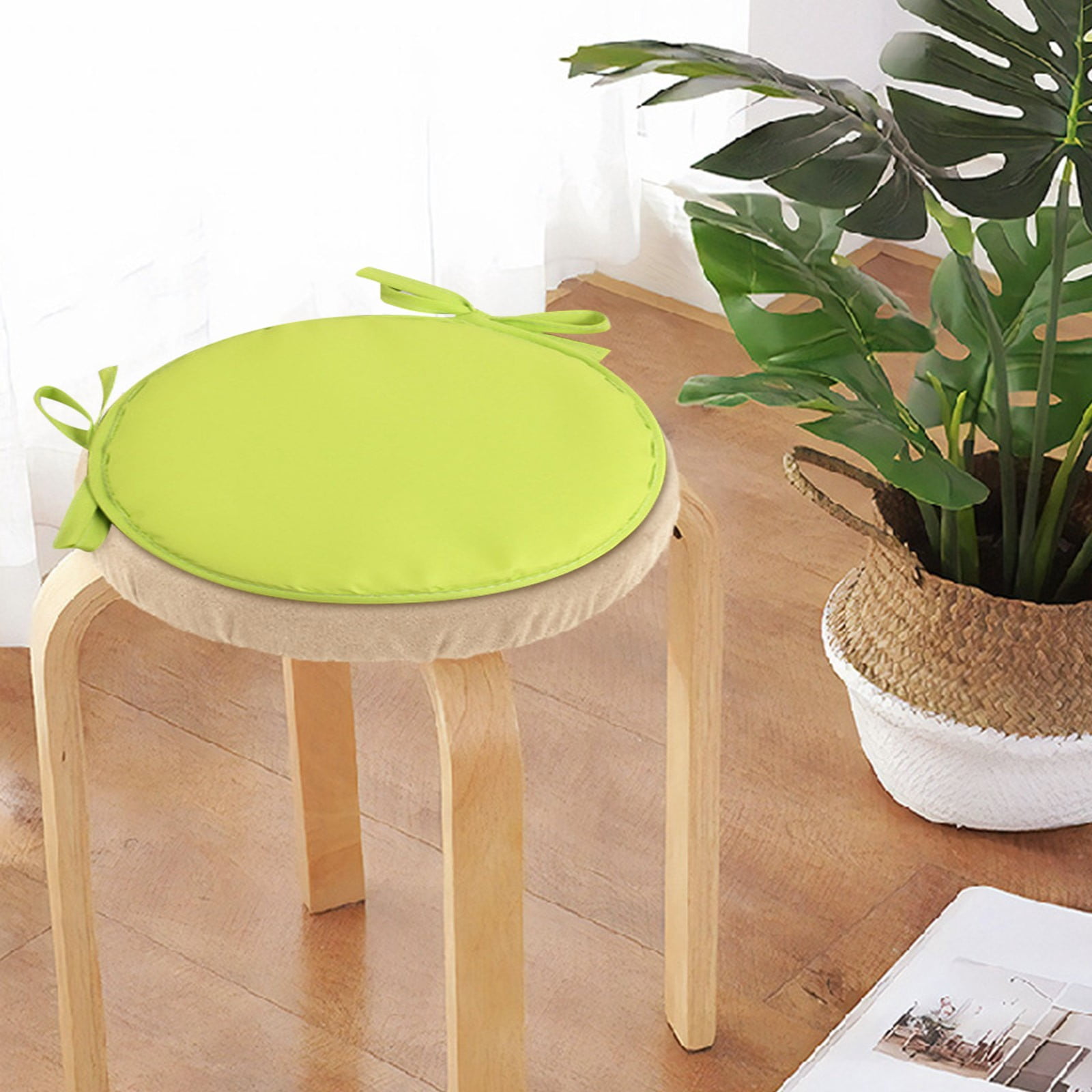 Fdelink Cushion Round Garden Chair Pads Seat Cushion for Outdoor Bistros Stool Patio Dining Room Seat Cushion (Mint Green)