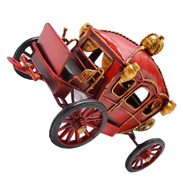 Pumpkin Carriage Sculpture Vintage Style Ideal Decoration For Friends Couples Home Office 1Pack
